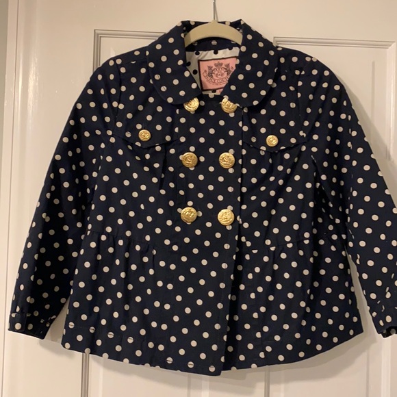 Juicy Couture Jackets & Blazers - Juicy Couture polka dot jacket
